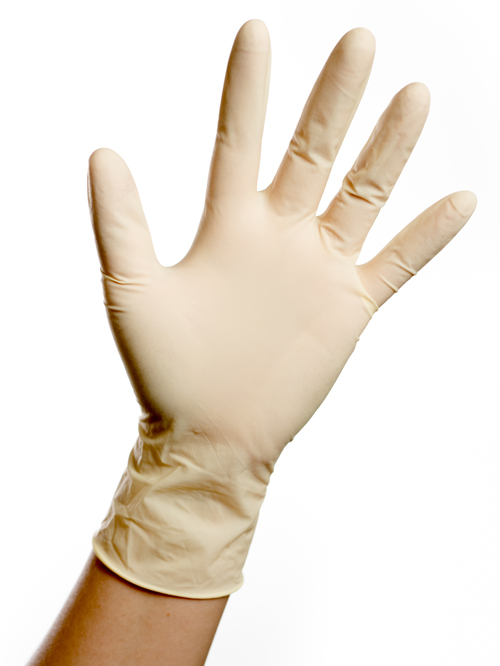 cleanroom compatible latex gloves