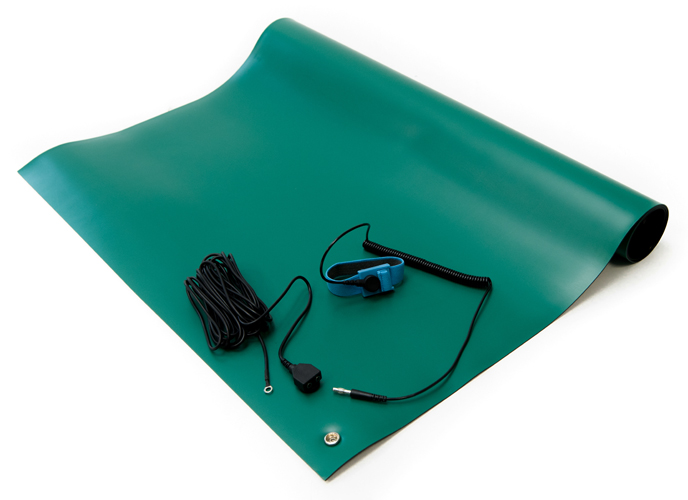 Inch X Inch Esd Soldering Rubber Mat Kit Green Color