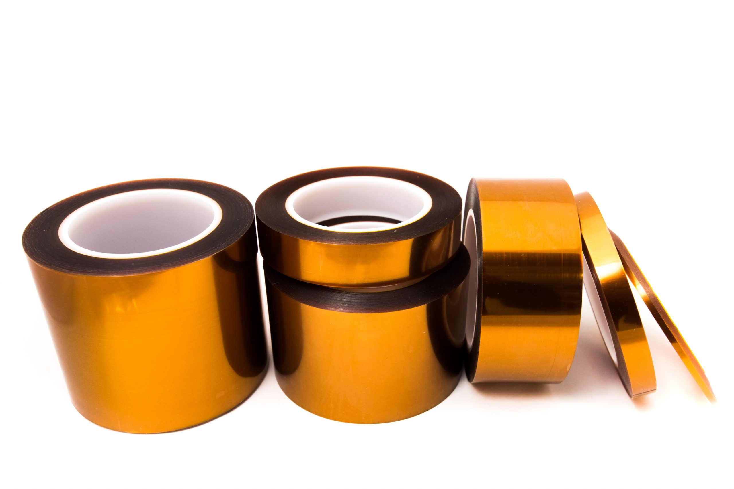 Double sided polyimide tapes 