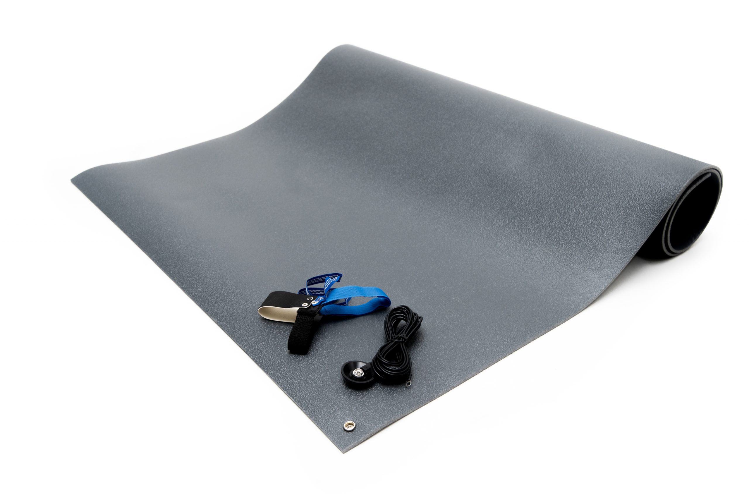 Details about   Bertech Anti Static Two Layer Rubber Mat Kit with a Wrist Strap and Grounding 