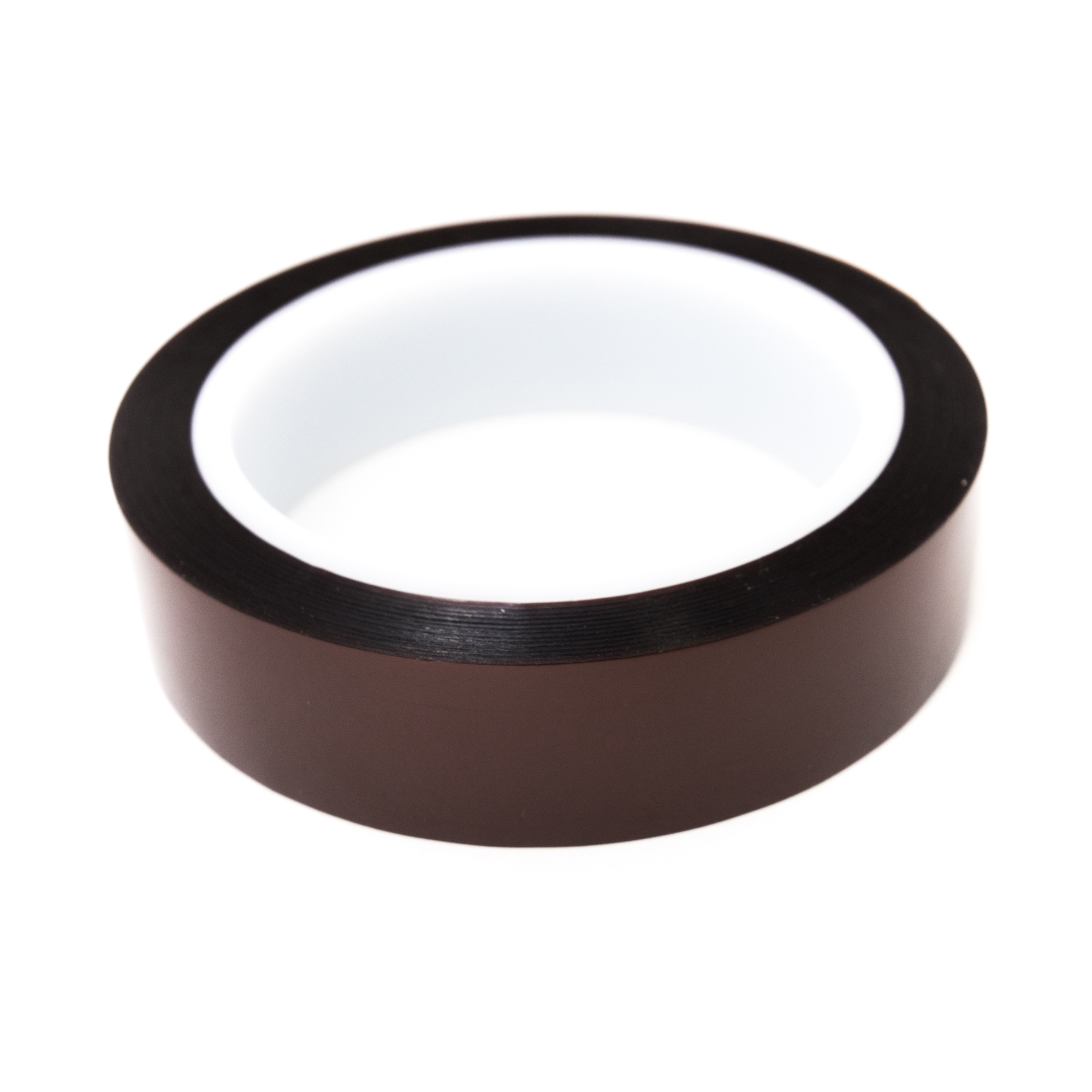 Black Polyimide Tape with Acrylic Adhesive, 2 Wide, 2 Mil Thick