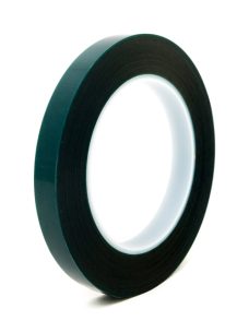 1/4 In. Wide x 72 Yards Long, 1 Mil Green Polyester Masking Tape