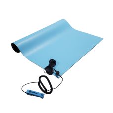 16 Inch x 24 Inch ESD Soldering Mat Kit, 0.06 In. Thick, Light Blue (USA)